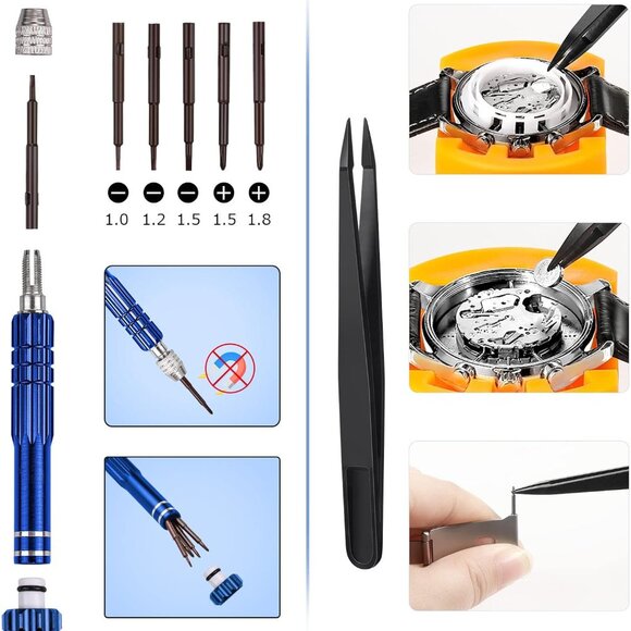 Watch Repair Kit, for Watch Battery Replacement & Watch Link Removal - Picture 6 of 6